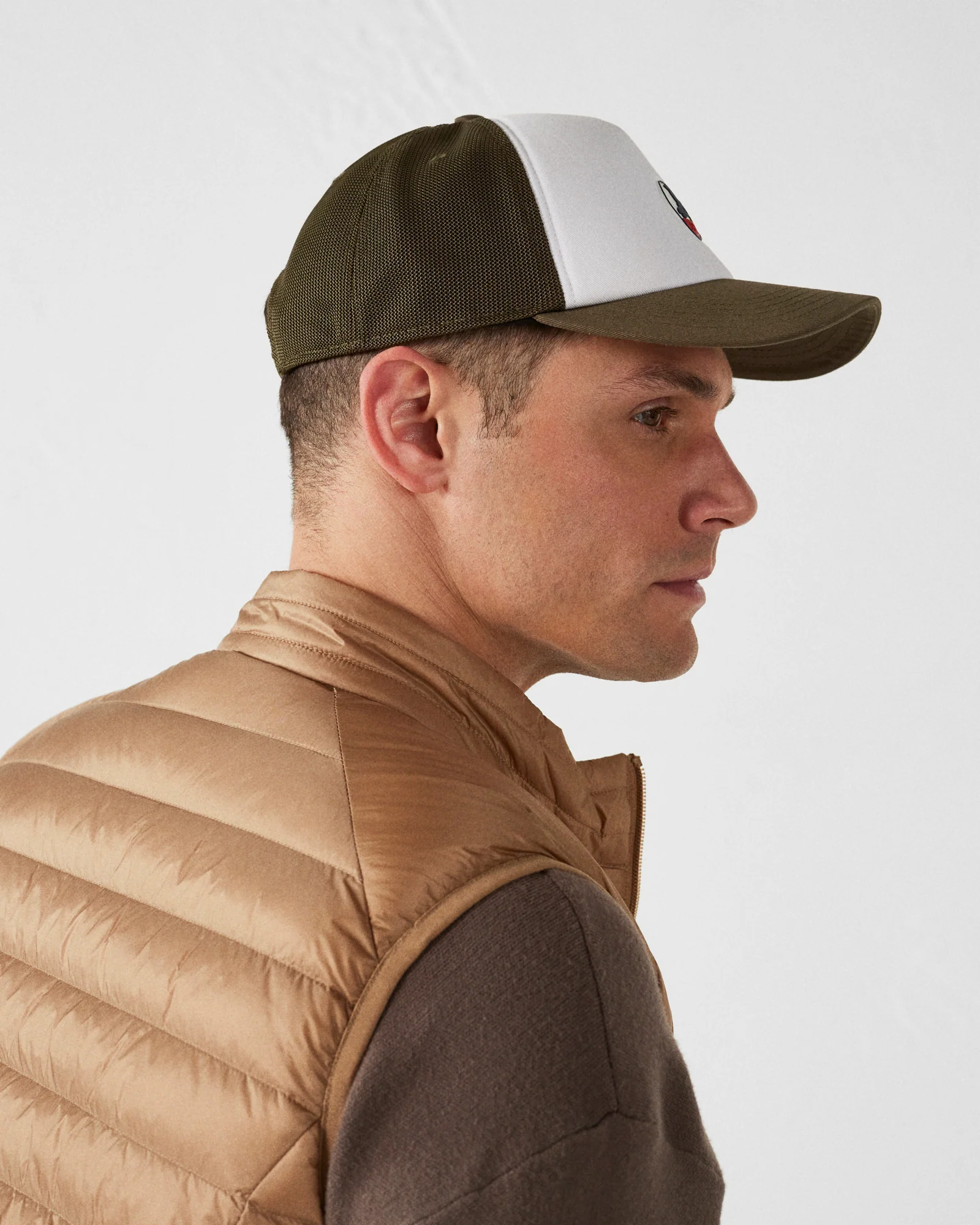 Casquette bicolore à filet Army/Blanc/Army Sail 2.0 - Image 3