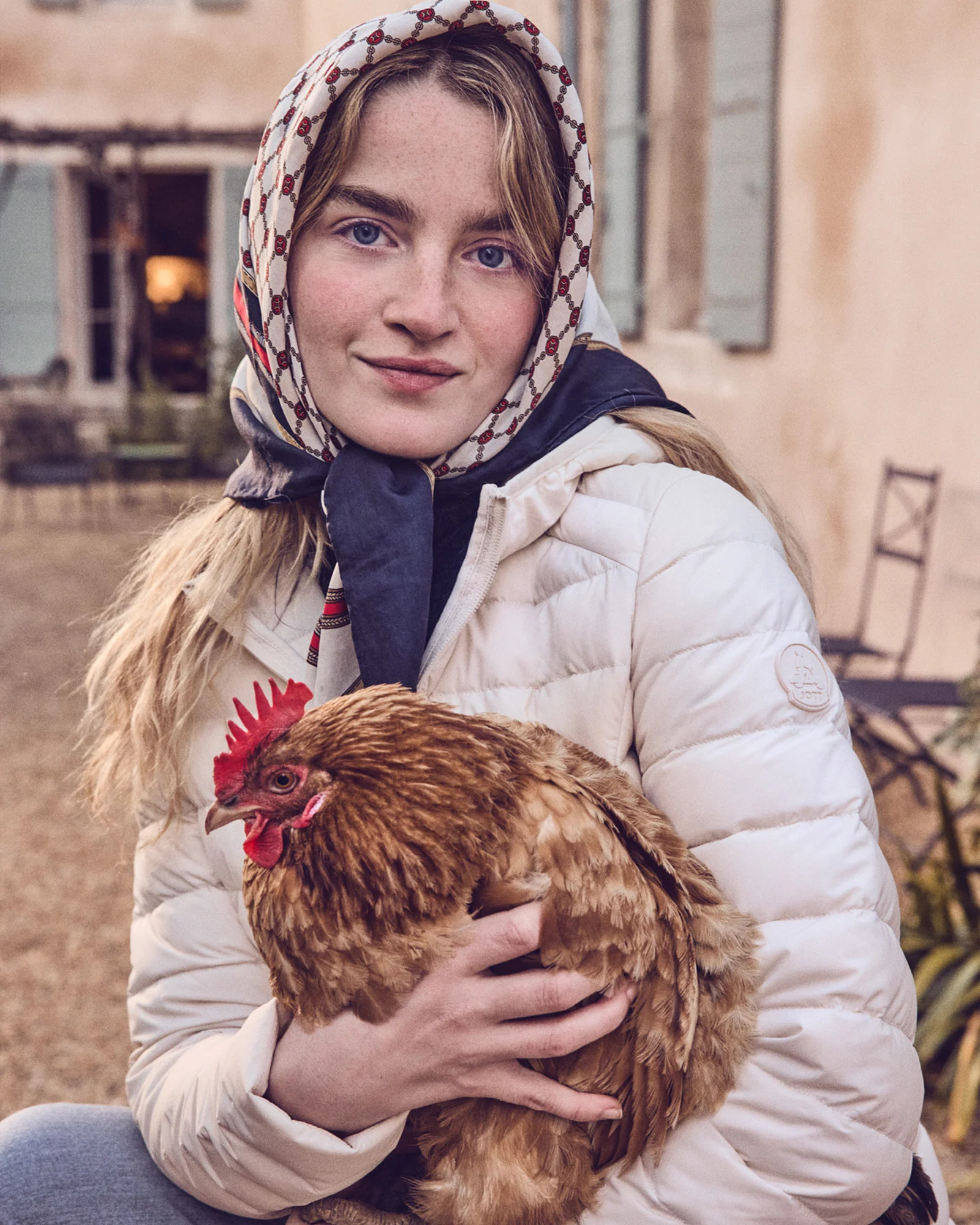 Doudoune à capuche stretch légère Argile Salma - Image 3