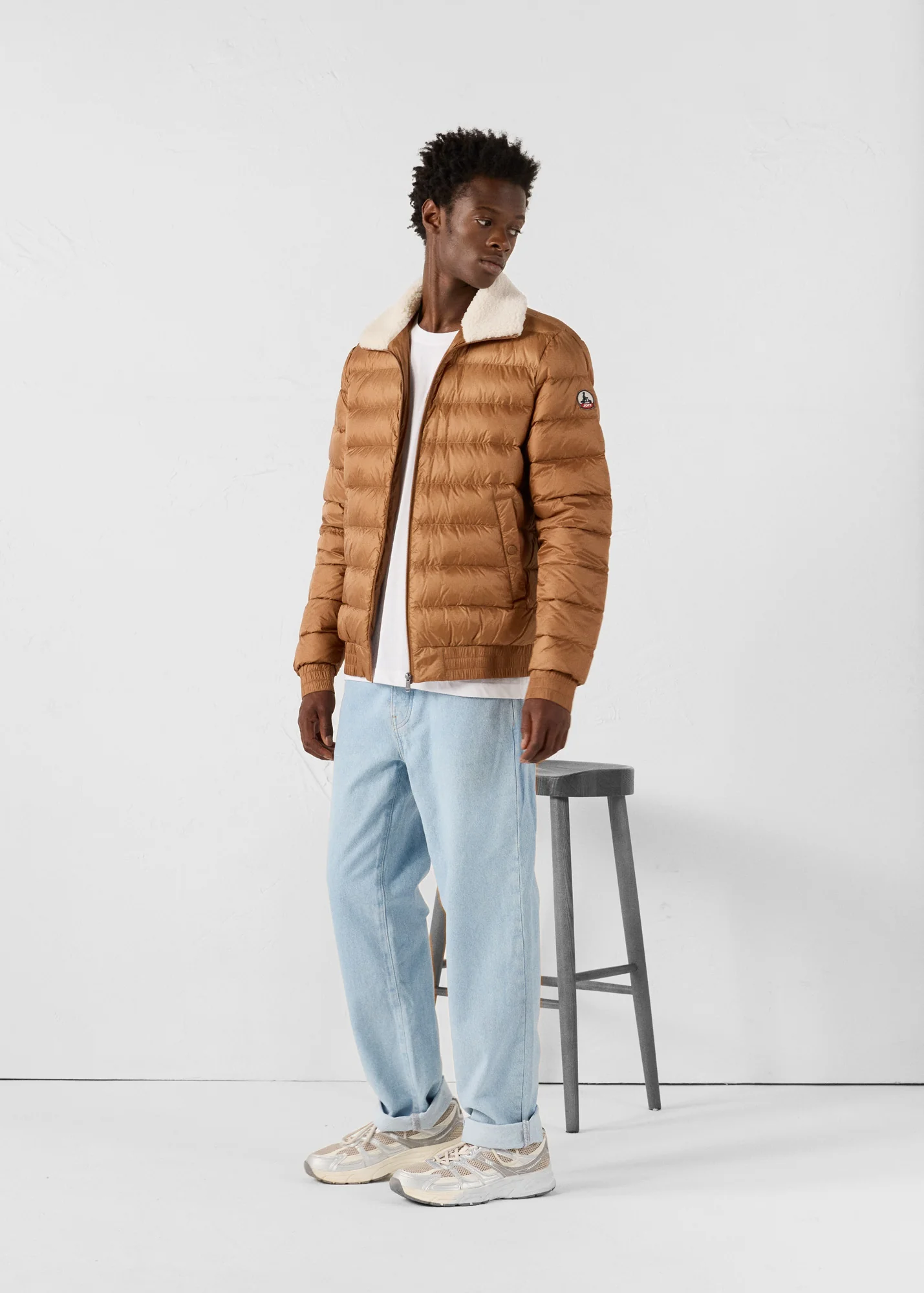 Doudoune aviateur Sucre roux Chuck - Image 3