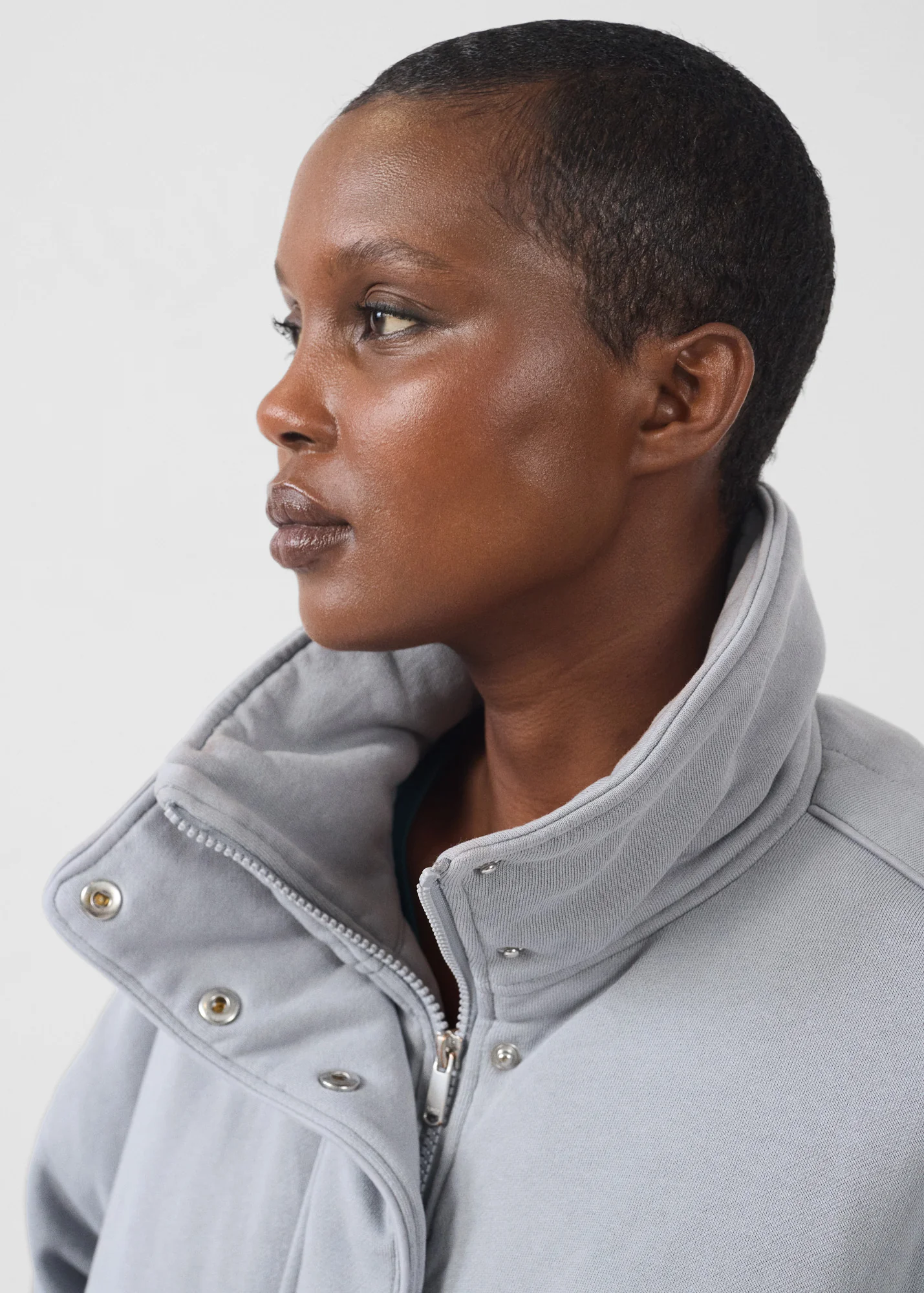 Bomber en jersey Gris souris Dory - Image 6