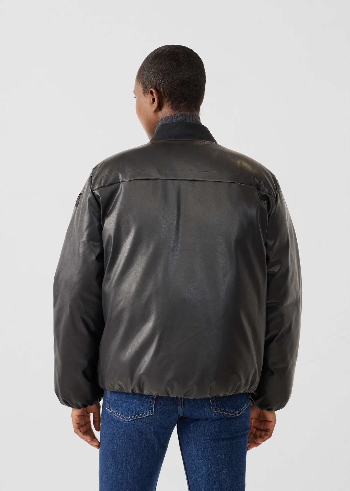 Doudoune courte esprit bomber Noir Celeste - Image 4