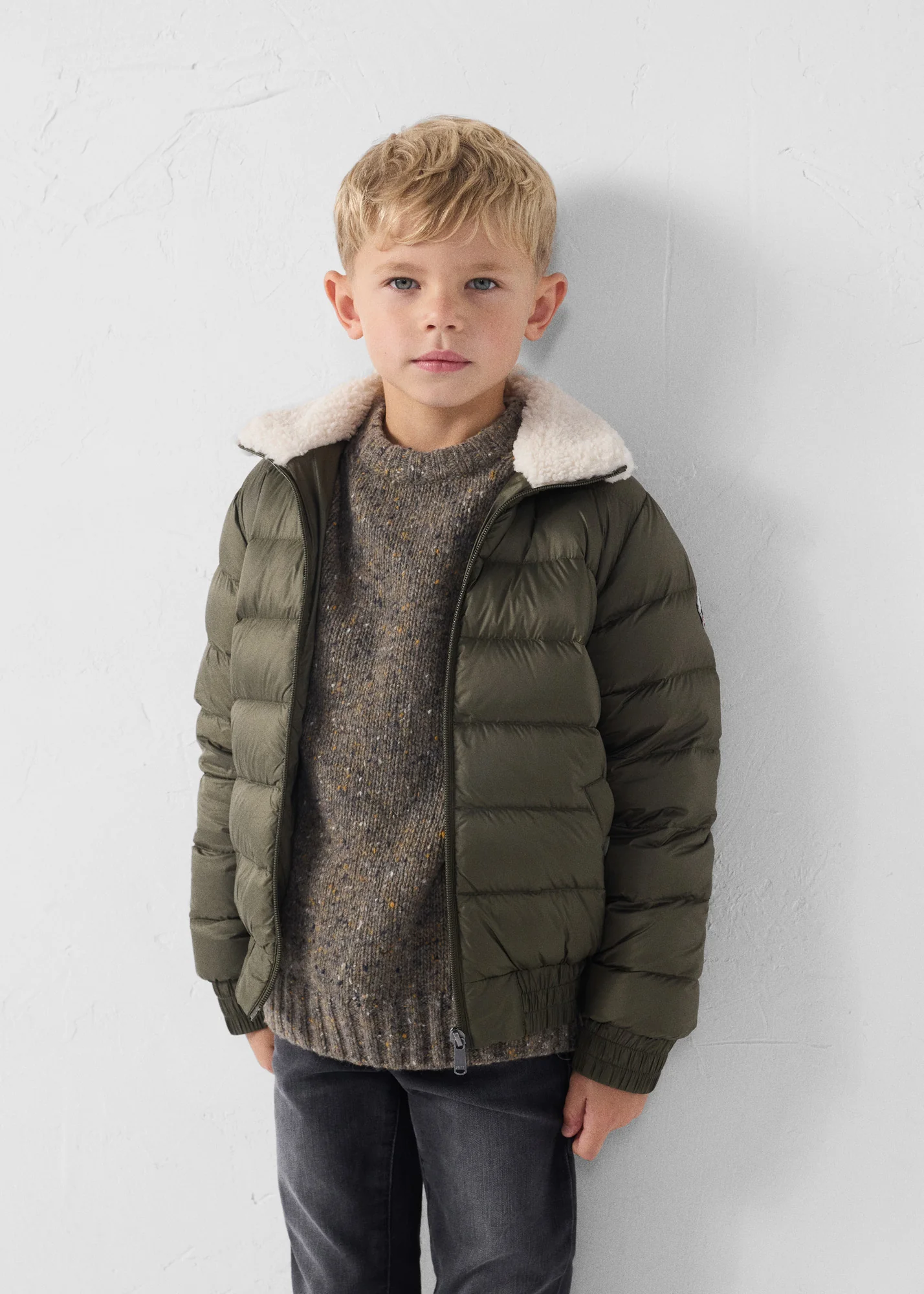 Doudoune enfant aviateur Army Bass - Image 3