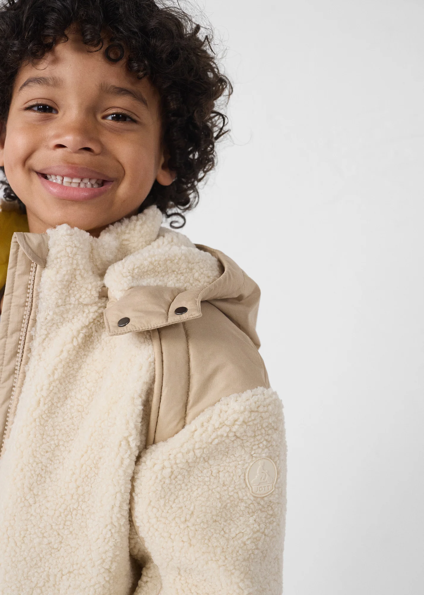Doudoune enfant sherpa Naturel Gwen - Image 8