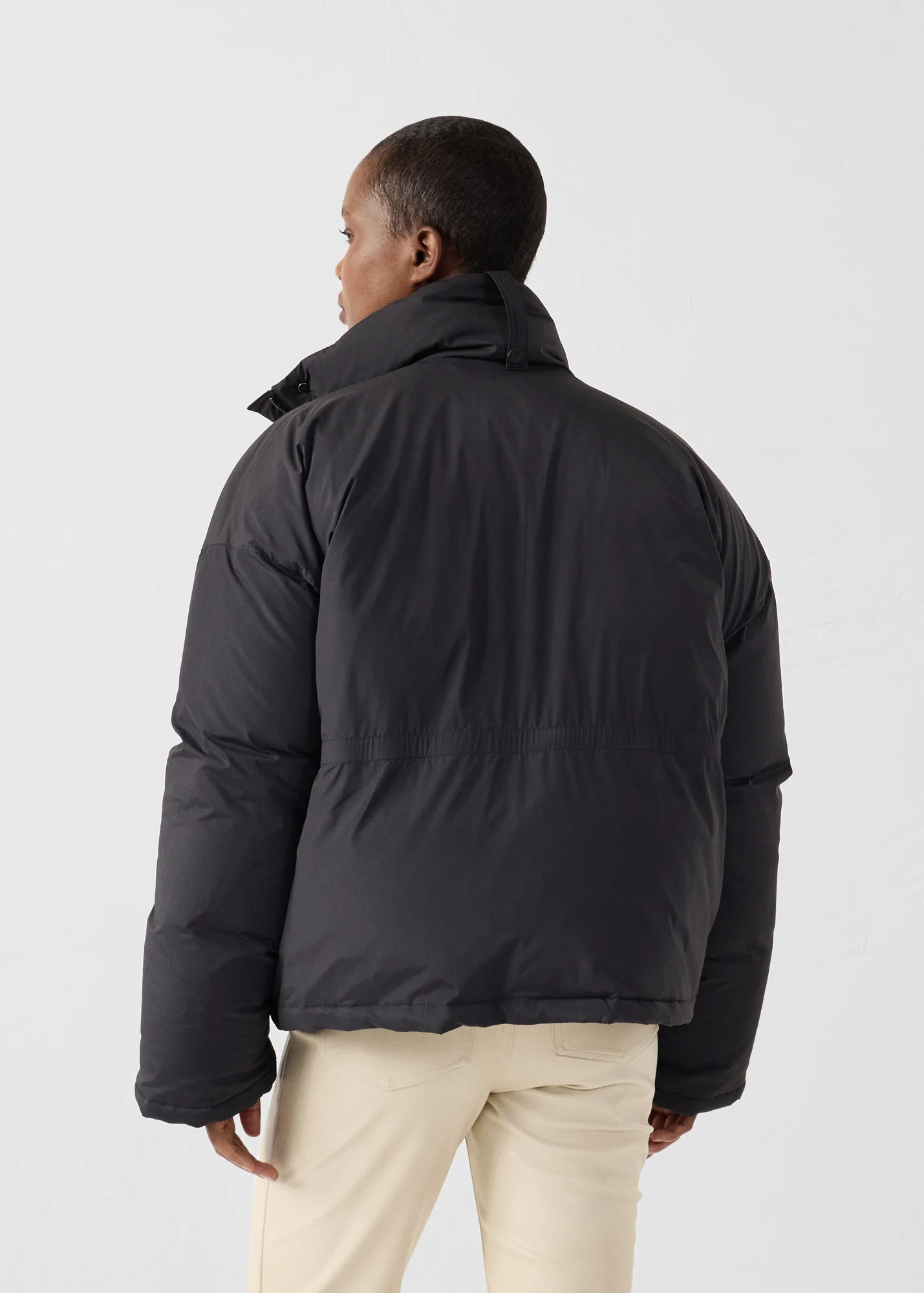 Doudoune Grand Froid avec écharpe amovible Noir Claude - Image 4