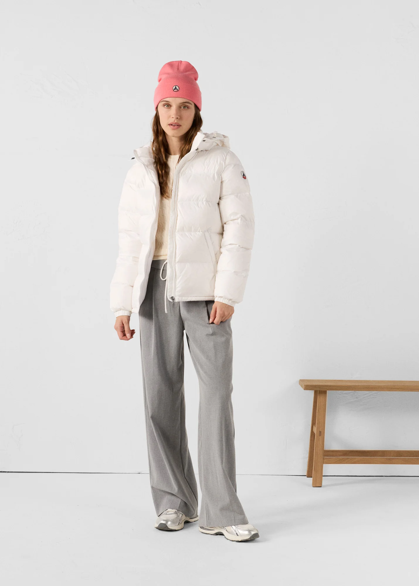 Doudoune Grand Froid esprit puffer Blanc Prague - Image 3