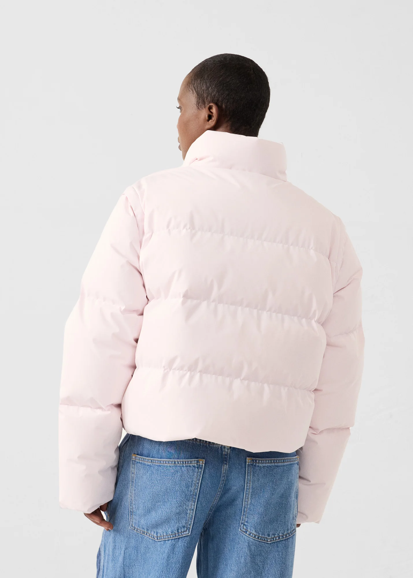 Doudoune Grand Froid esprit puffer Rose pétale Paule - Image 4