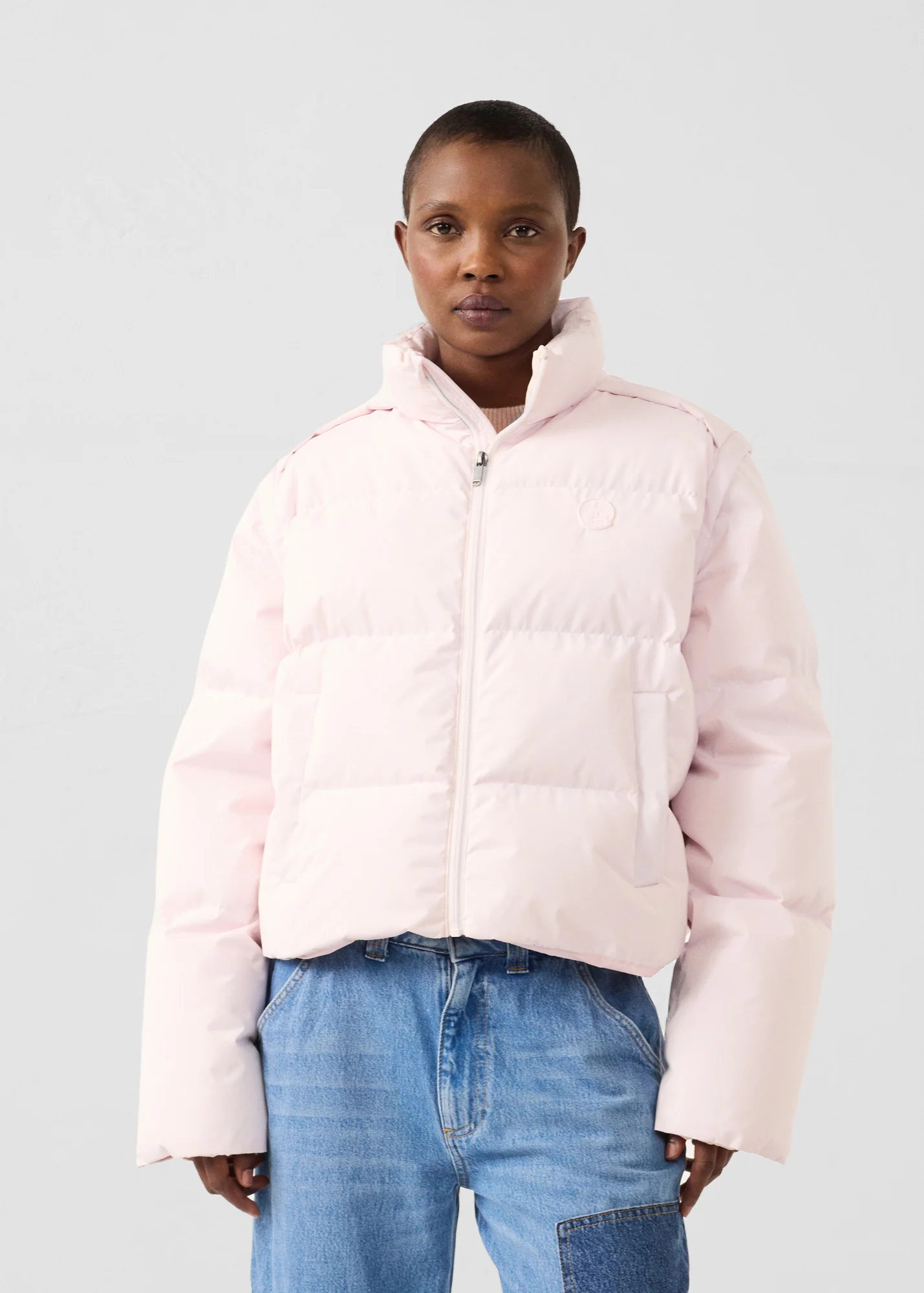 Doudoune Grand Froid esprit puffer Rose pétale Paule - Image 5