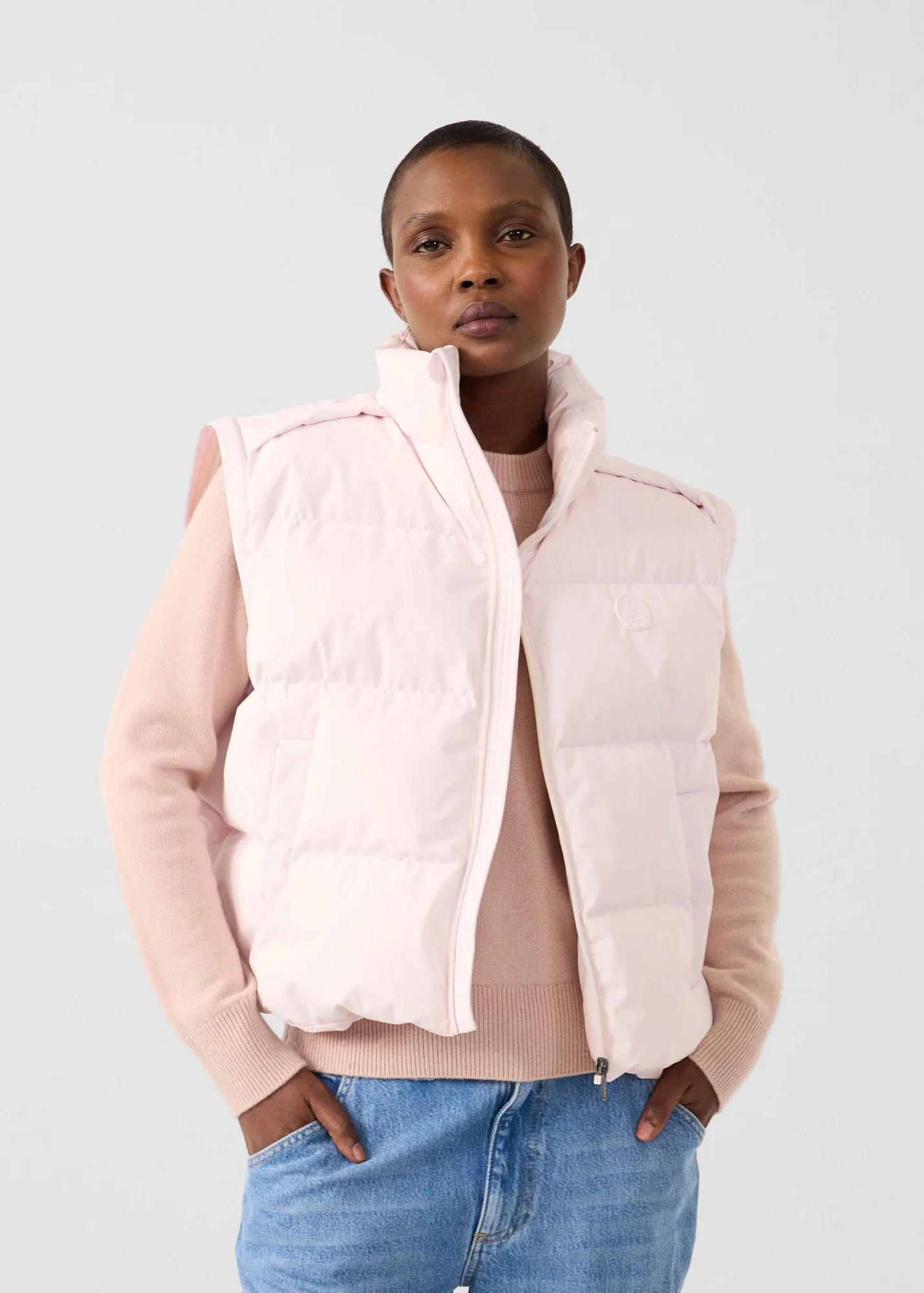Doudoune Grand Froid esprit puffer Rose pétale Paule - Image 9