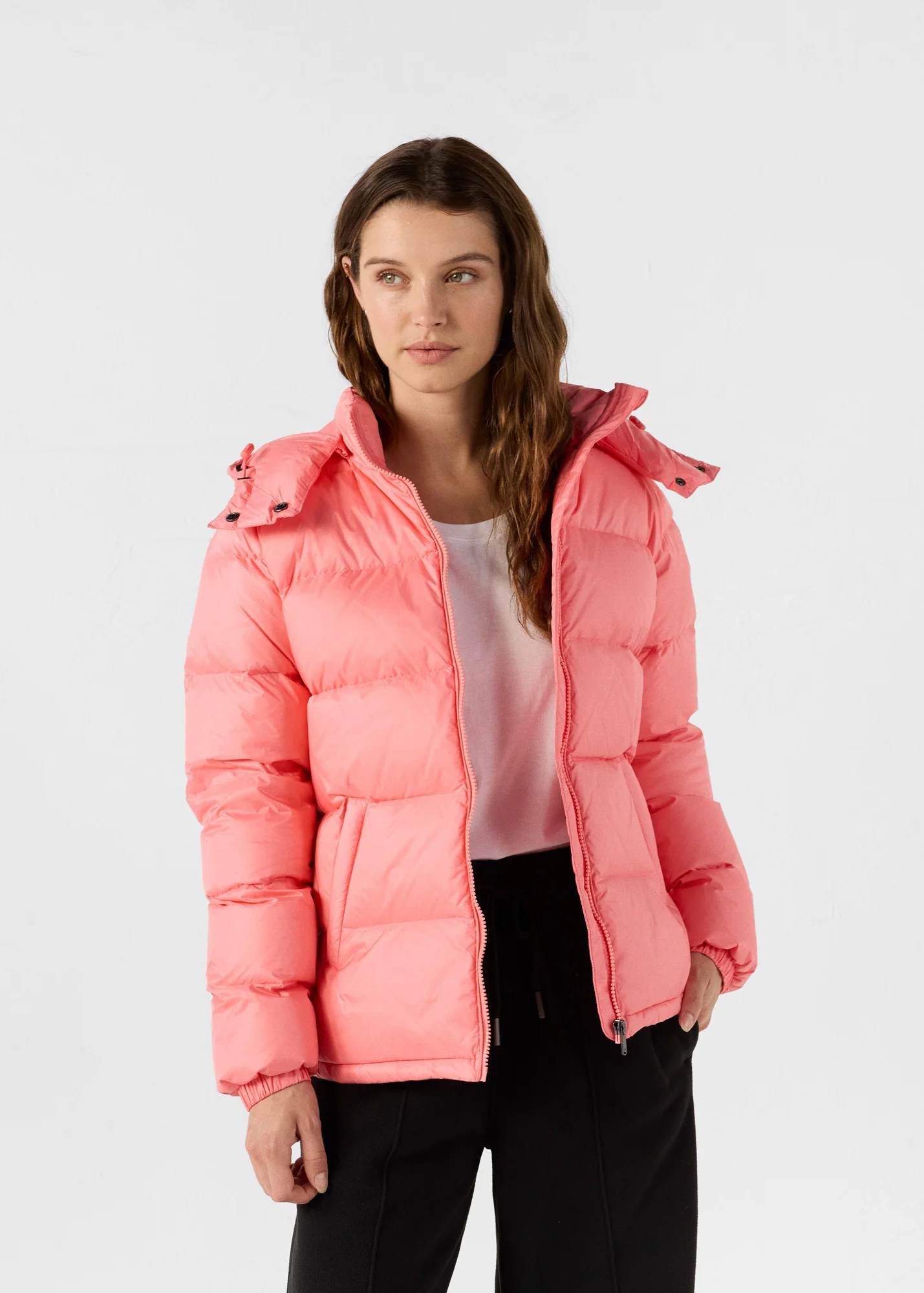 Doudoune Grand Froid esprit puffer Vibrant pink Prague - Image 3