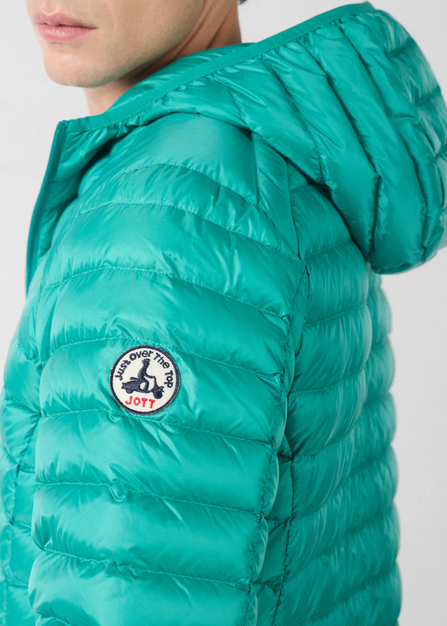 Doudoune légère à capuche Vert persan Nico - Image 5