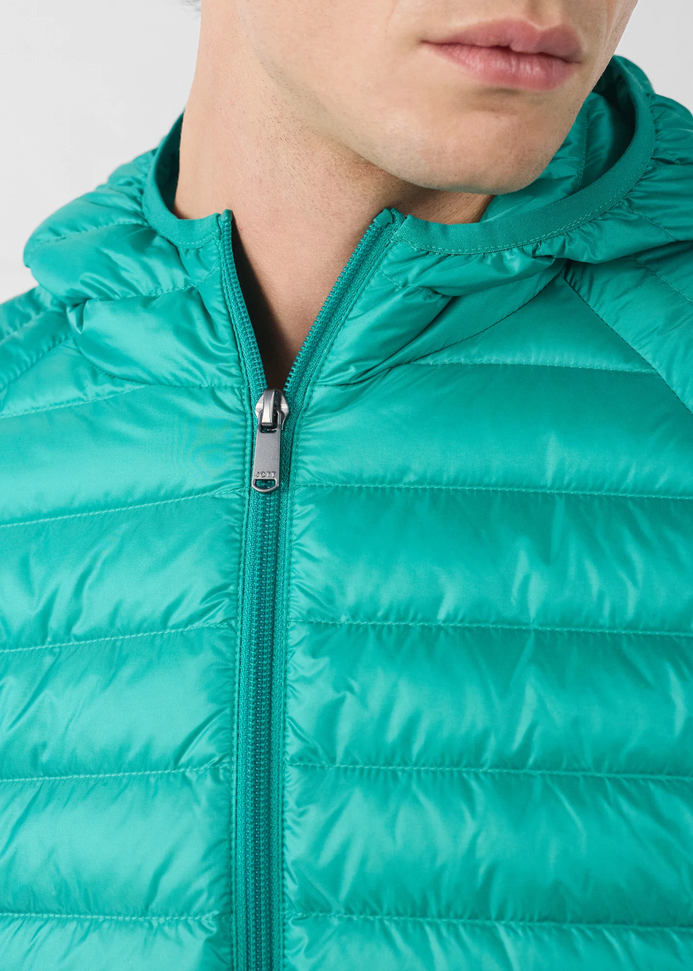 Doudoune légère à capuche Vert persan Nico - Image 6