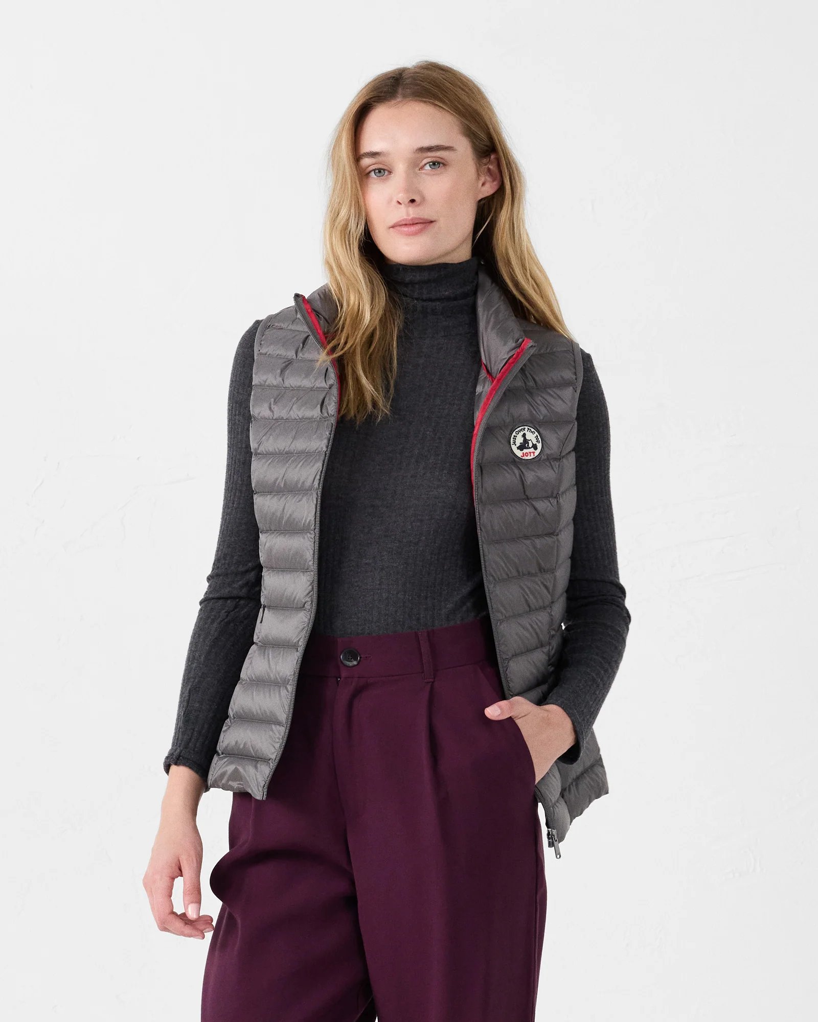 Doudoune légère sans manches Anthracite Seda - Image 3