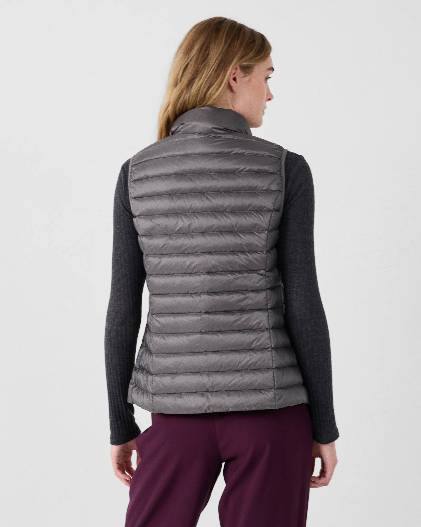 Doudoune légère sans manches Anthracite Seda - Image 4