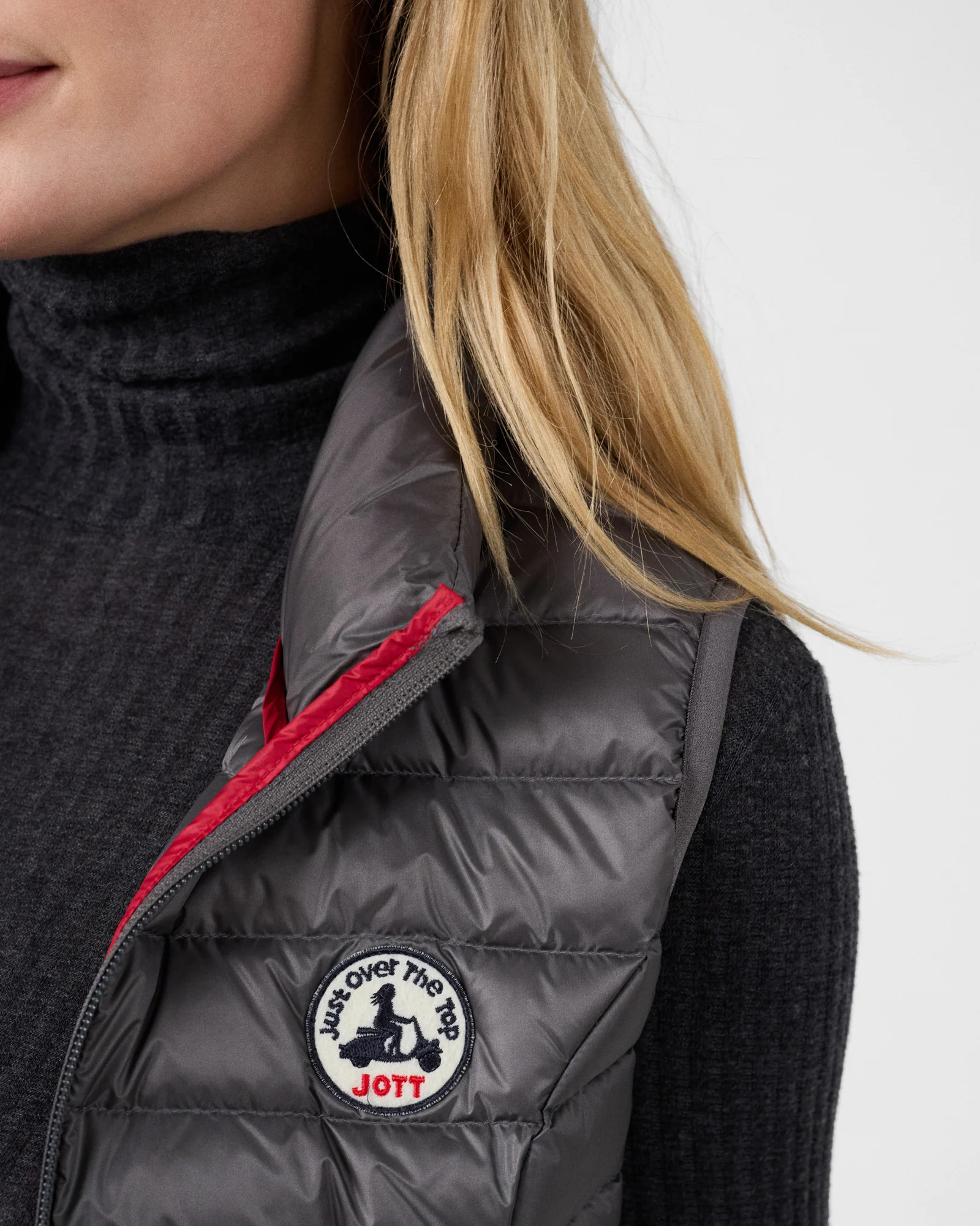 Doudoune légère sans manches Anthracite Seda - Image 5