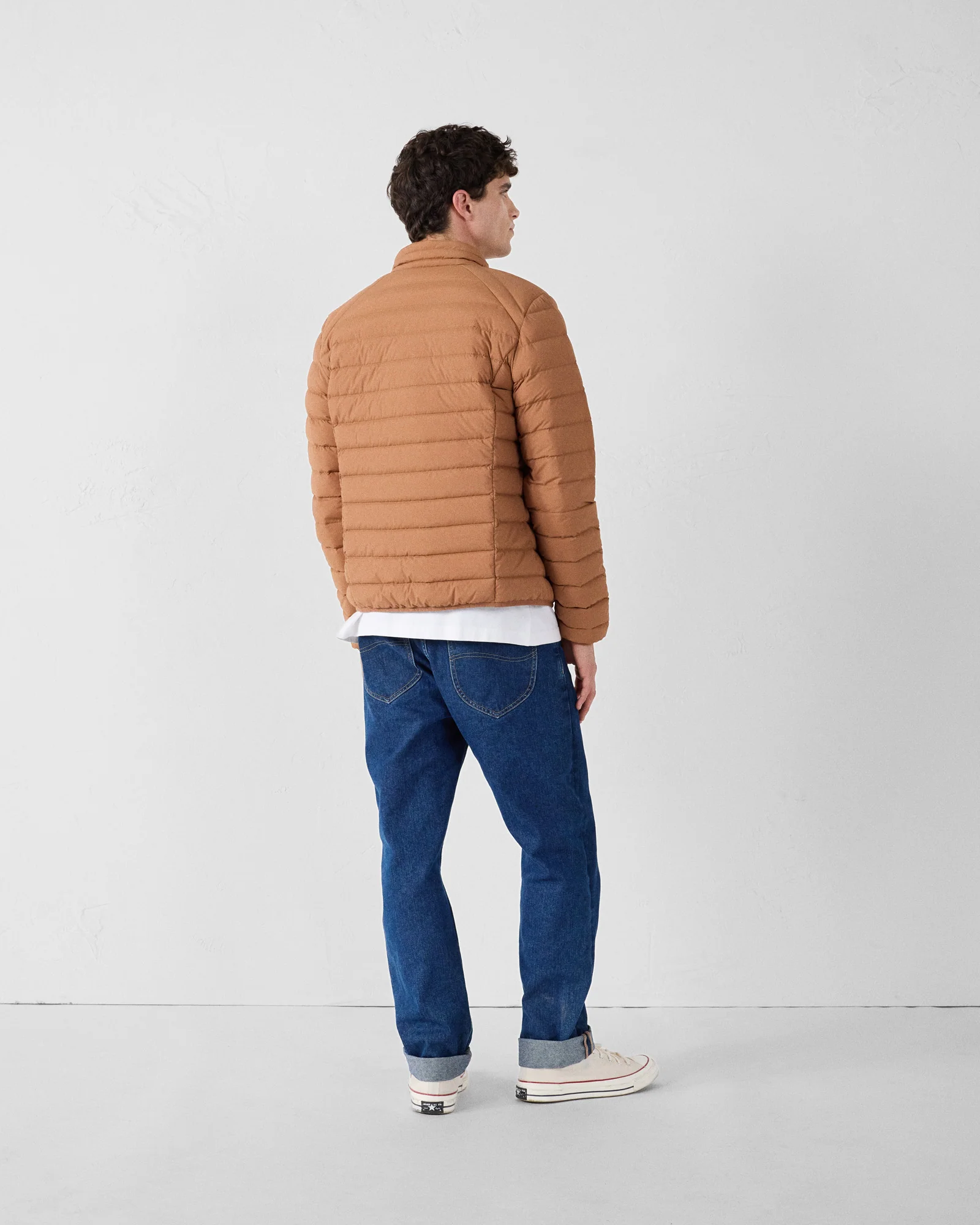 Doudoune légère stretch Sucre roux Aragon - Image 4