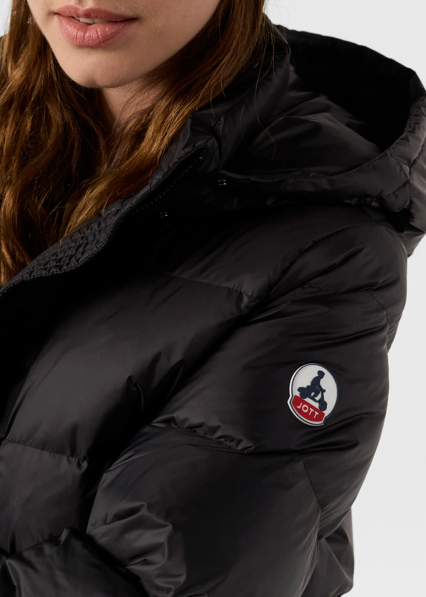 Doudoune longue à capuche Grand Froid Noir Karachi - Image 5