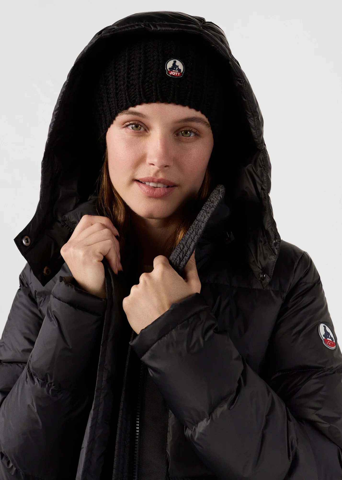 Doudoune longue à capuche Grand Froid Noir Karachi - Image 6