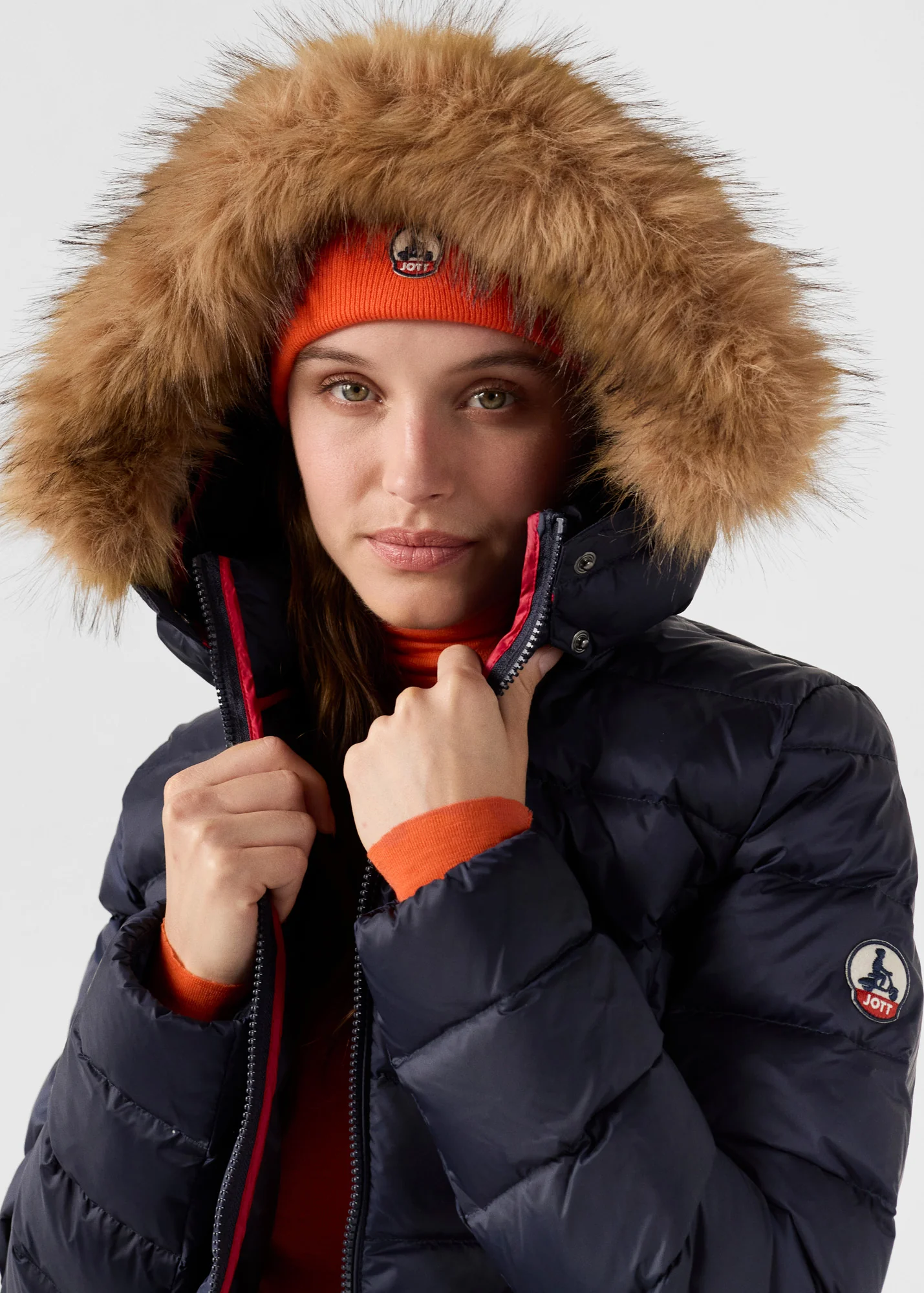 Doudoune mi-longue Grand Froid Marine Perle - Image 5