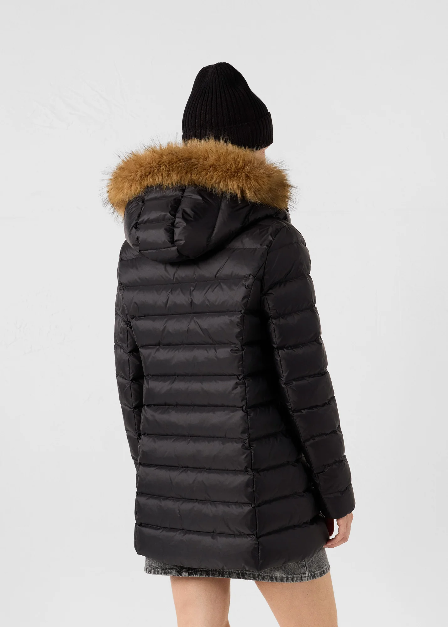 Doudoune mi-longue Grand Froid Noir Perle - Image 4