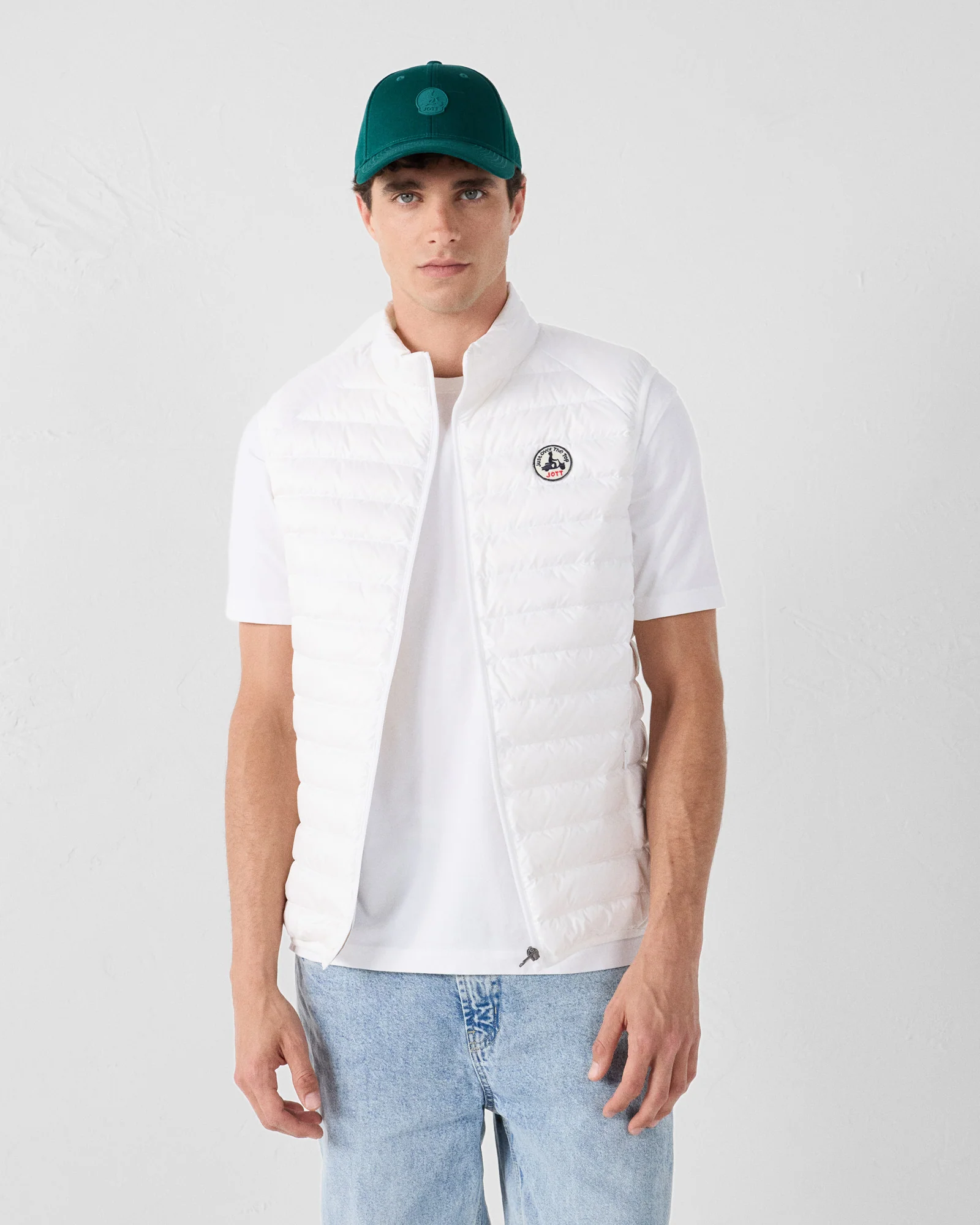 Doudoune sans manches Blanc Tom - Image 3