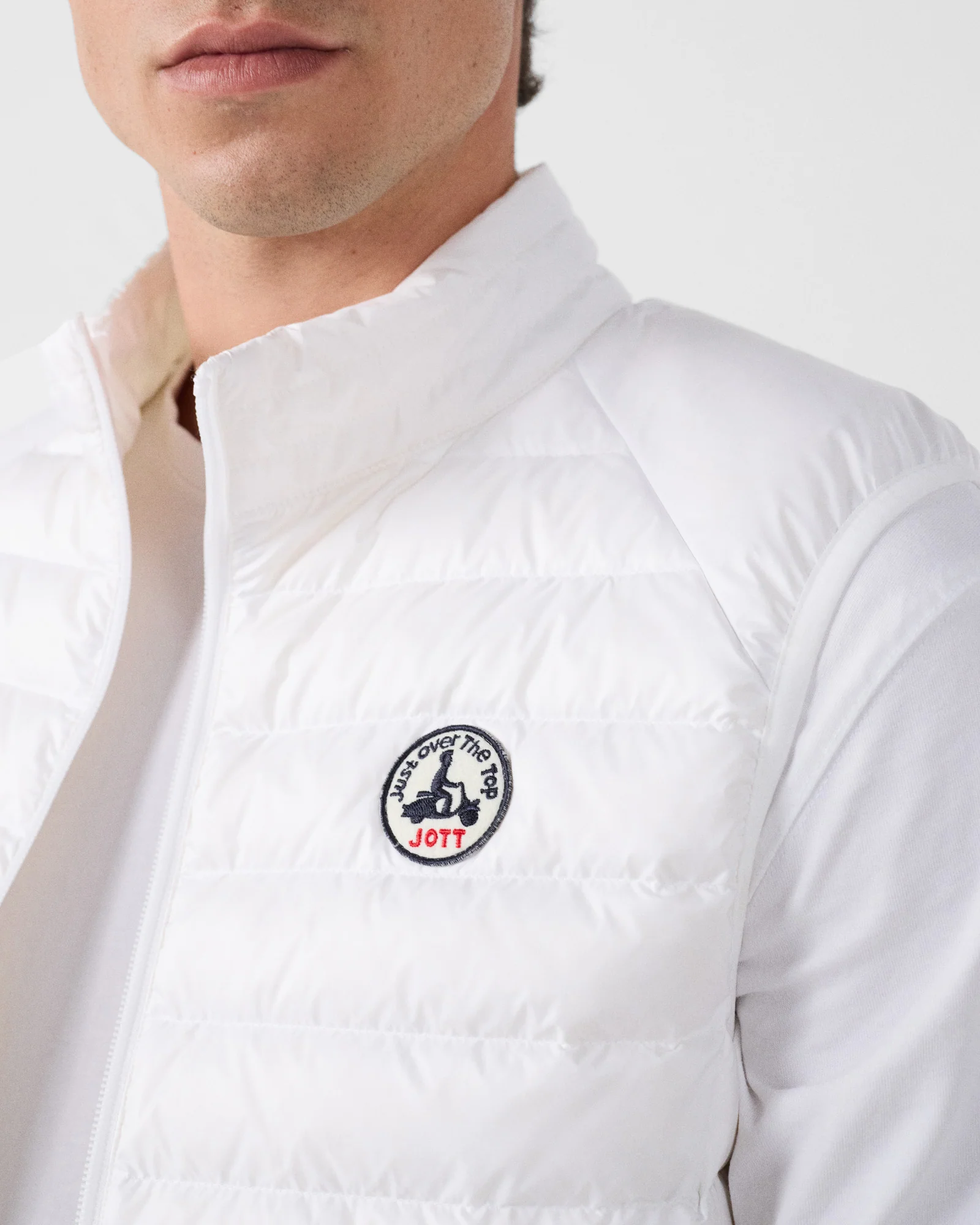 Doudoune sans manches Blanc Tom - Image 5