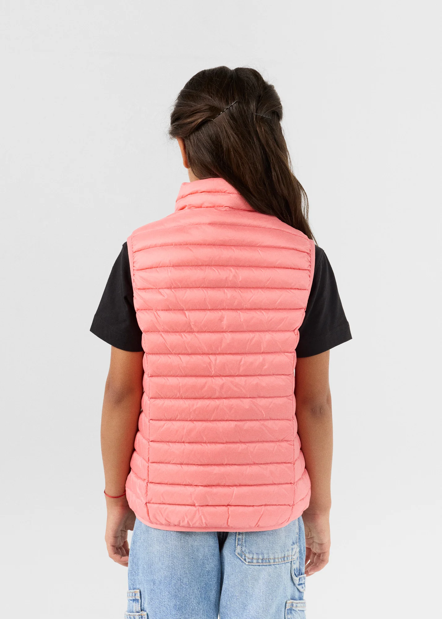 Doudoune sans manches enfant Vibrant pink Zoe - Image 4