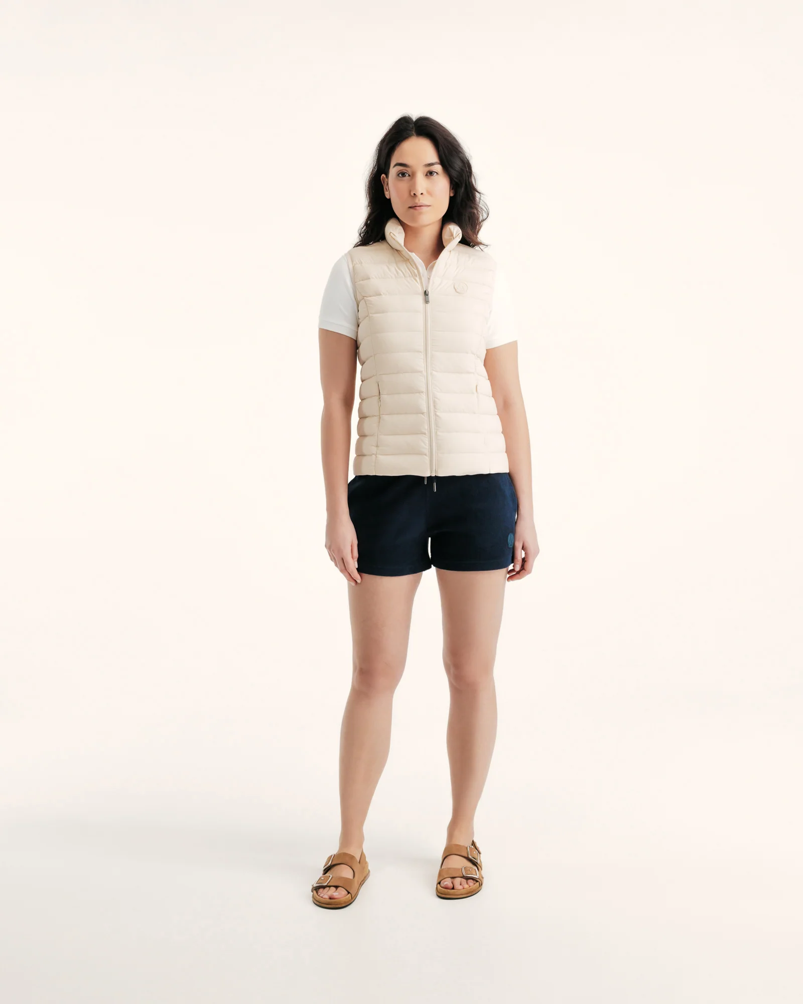 Doudoune sans manches stretch Argile Grenada - Image 6