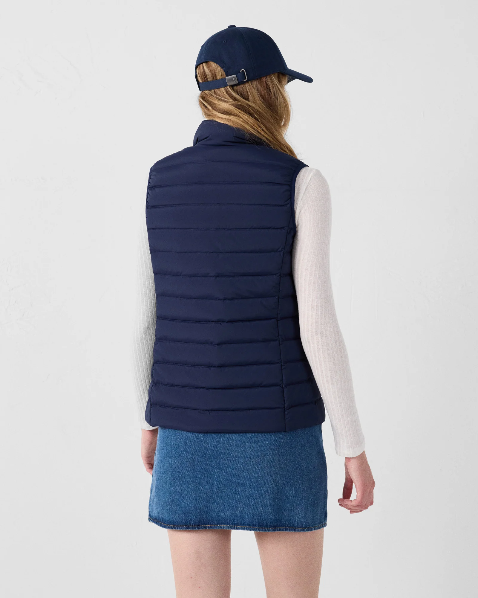 Doudoune sans manches stretch Marine Grenada - Image 4