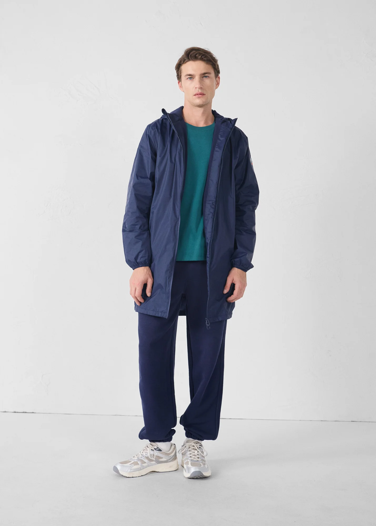 Imperméable long doublé polaire Marine Oban Polar - Image 3