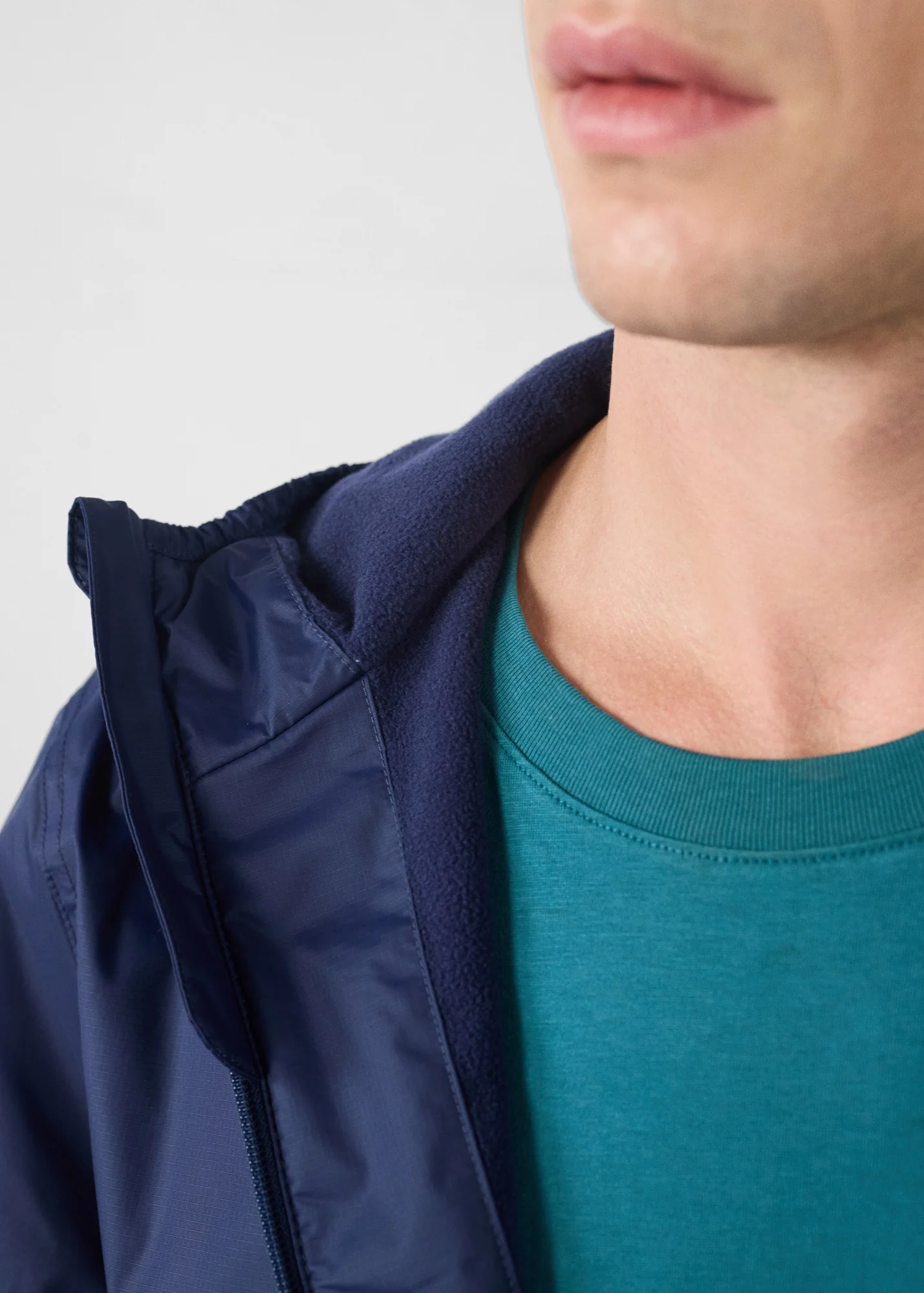 Imperméable long doublé polaire Marine Oban Polar - Image 6