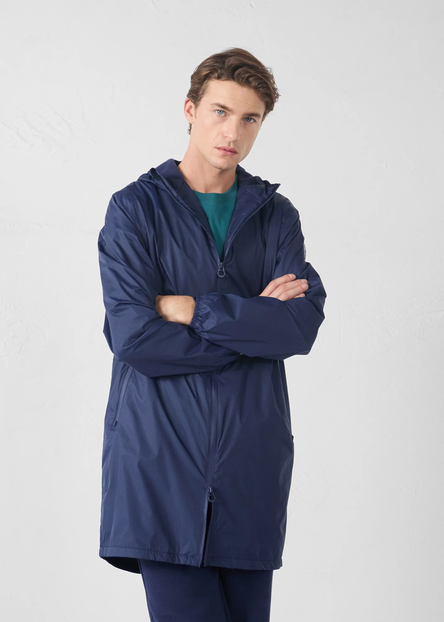 Imperméable long doublé polaire Marine Oban Polar - Image 8