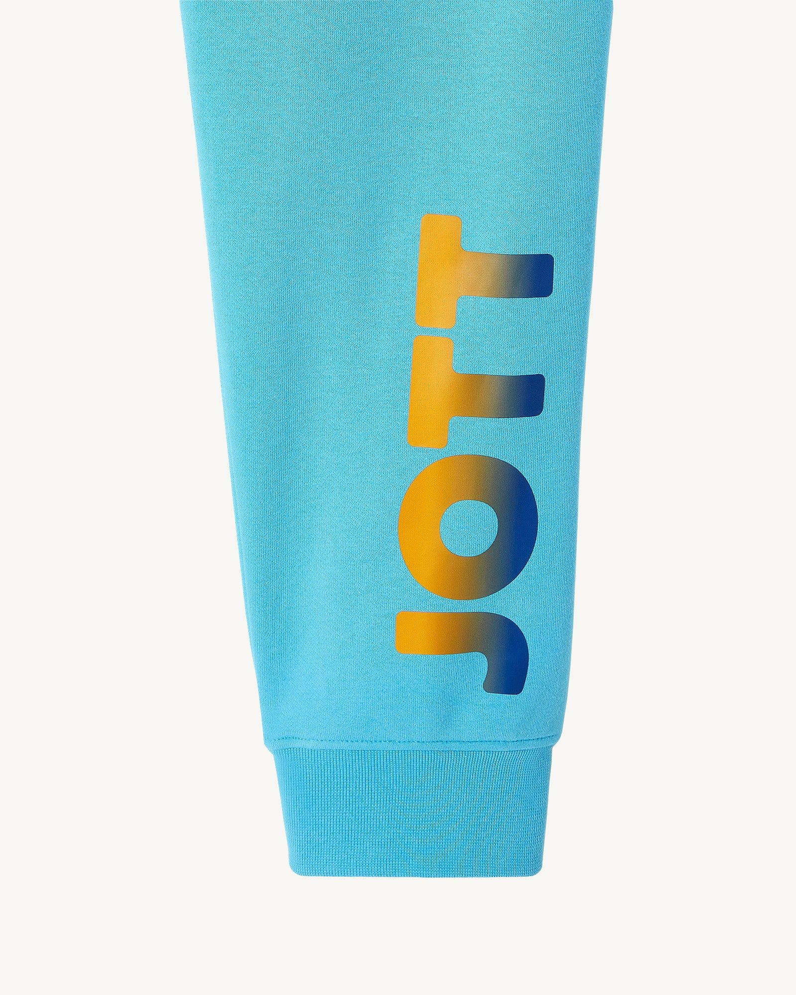 Jogging en coton biologique imprimé Bleu ciel Santiago - Image 7